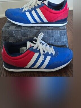Adidas Blue and Red Sneaker